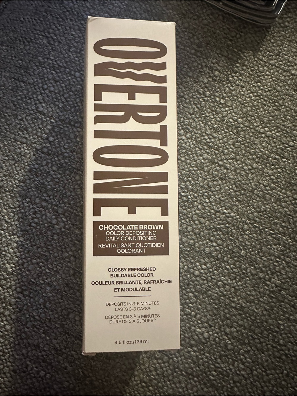 Overtone Chocolate Brown Color Depositing Conditioner
